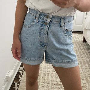 Vintage denim shorts